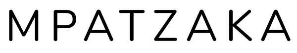 Black text 'MPATZAKA' on a white background